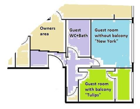 2 Bedrooms With Private Bath And Balcony Near The Airport โซเฟีย ภายนอก รูปภาพ